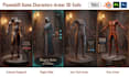 model, sculpt and texture game ready characters, creatures and robots for you