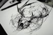 custom an abstract black tattoo design
