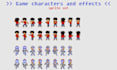 make and animate pixel art character, tileset, spritesheet for video games