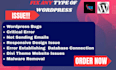 fix wordpress website unreal bug elementor responsive issues critical errors