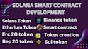 create bep20, erc20 token and smart contract on ethereum and bsc blockchain