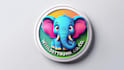 design elephant mascot design logo within 1 day