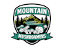 design a creative mountain, mushroam logo