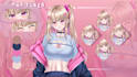 draw custom pngtuber model vtuber anime character live2d vtuber model design