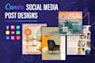create stunning canva post designs