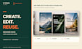 create branded design templates and a mini brand style guide