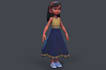 model 3d game character,3d game npc character,stylized character,low poly model