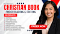 copy edit, proofread, christian books, devotionals, self help book, memoirs, kdp