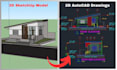 convert 3d model to 2d autocad drawings