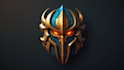 make 3d emblem logo with fantasy game style