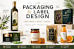 create stunning product label, sticker and packaging design