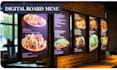 design perfect digital menu board TV menu static and animated led menu