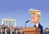 make political caricature and cartoon