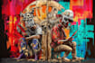 create custom graffiti art designs murals and wall arts