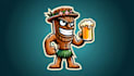 design awesome tiki logo with express delivery