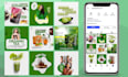 design social media posts, stories, canva template and reels