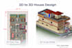 create 2d drawings and 3d models for house renovations and loft conversions