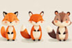 draw animals cartoon illustration