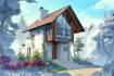 do a high quality architecture illustration