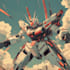 make a mecha robot art and illustration