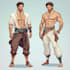 illustrate vector 2d characters and custom clipart