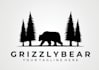 make professional grizzly bear logo with creative concept