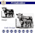 do embroidery digitizing, logo in horse