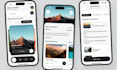 build and develop an mobile app with flutterflow or react