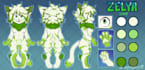 make a reference sheet of your furry character