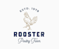 create a professional vintage rooster logo