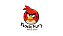 design angri bird mascot logo with express delivery