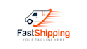 create a courier service logo