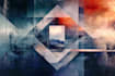 create abstract geometric digital art