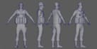 retopology, uv unwrap and pbr texturing your 3d model