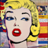 draw a retro pop art roy lichtenstein style