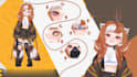 draw nsfw vtuber model, live 2d vtuber model, live 2d vtuber rigging, png tuber