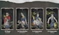 do custom tarot card illustration deck with a unique spiritual theme oracle card