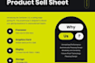 design a high converting sell sheet for your product or service