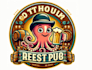 create retro brewery pub octopus logo