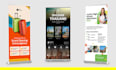 make roll up banner design custom retractable banner