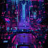 create cyberpunk city promotional