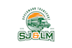 create a modern truck and transportation logo
