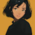 do you anime pixel art character portrait illustration