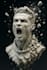 create a custom shattered stone potrait l exploding statue