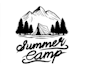 design creative summer camp logo