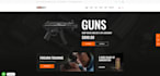 create shooting club weapon and gun store website