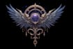 make a fantasy game logo with cool unique magic style