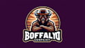 make your imagination buffalo mascot logo in just 12 hours