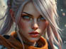 create fantasy, sci fi, character with hyperrealistic style