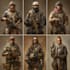 draw military themed, 2d character illustrations for you